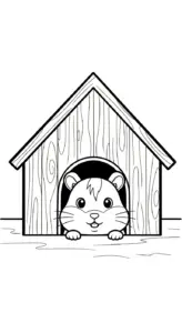 tải hình tô màu Tranh tô màu chuột hamster
