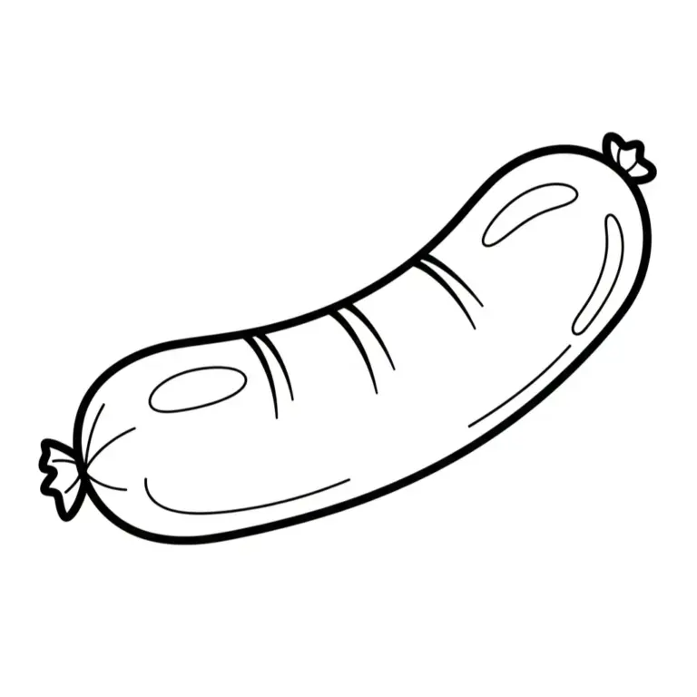 Tranh tô màu Xúc Xích