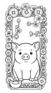 tải hình tô màu 12 con giáp pdf
