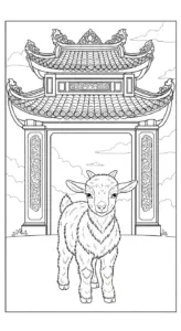 tải hình tô màu 12 con giáp cho bé 5 tuổi