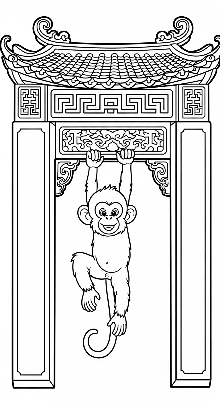 hình tô màu 12 con giáp cho bé 4 tuổi miễn phí