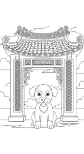 tranh tô màu 12 con giáp cho bé 3 tuổi