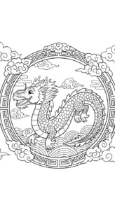 tải tranh tô màu 12 con giáp cho bé 3 tuổi