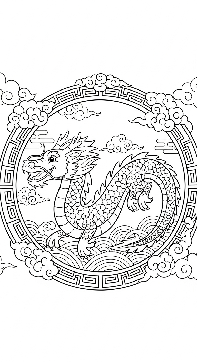 tải tranh tô màu 12 con giáp cho bé 3 tuổi