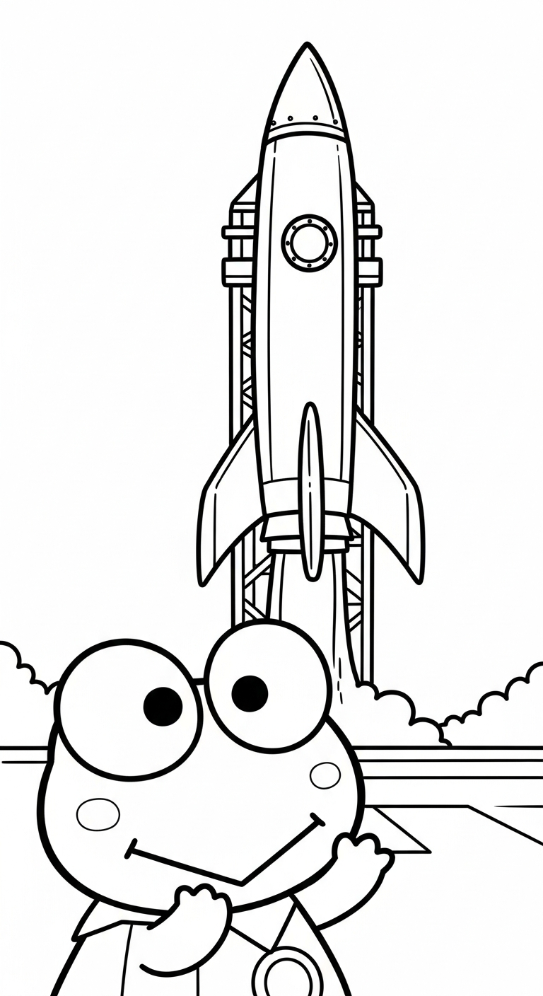 tranh tô màu Keroppi pdf