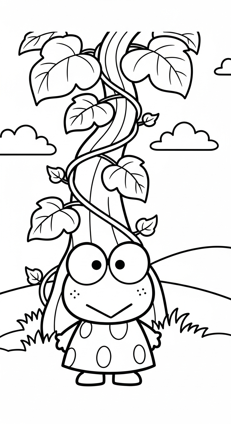 tranh tô màu Keroppi pdf 1