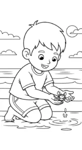 tải hình tô màu bảo vệ môi trường biển cho bé 6 tuổi