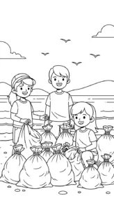 tải tranh tô màu bảo vệ môi trường biển cho bé 5 tuổi