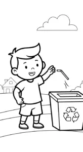tải tranh tô màu bảo vệ môi trường biển cho bé