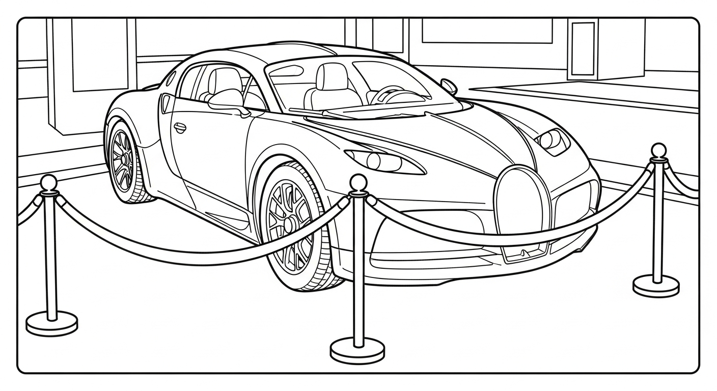 tải tranh tô màu bugatti miễn phí