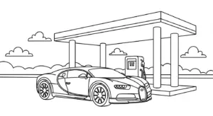 tải hình tô màu bugatti cho bé 6 tuổi
