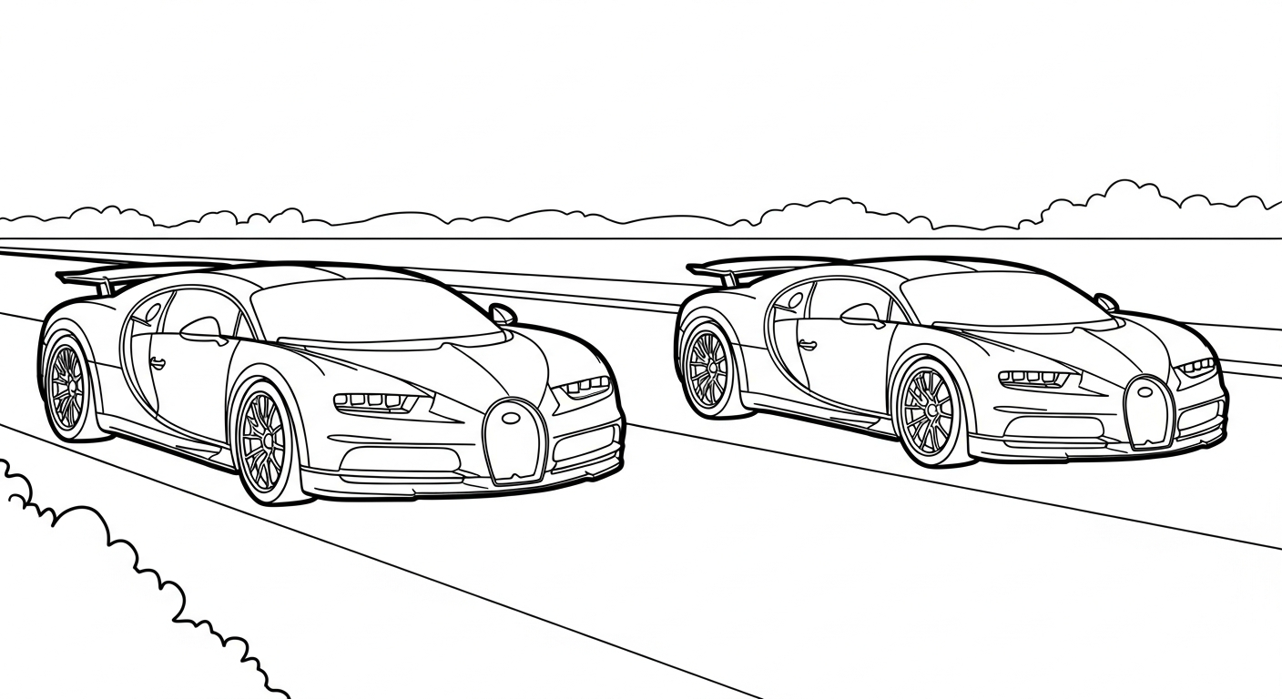 hình tô màu bugatti pdf