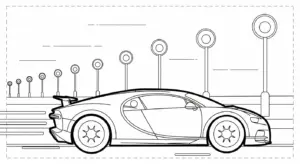 tải tranh tô màu bugatti chất lượng cao