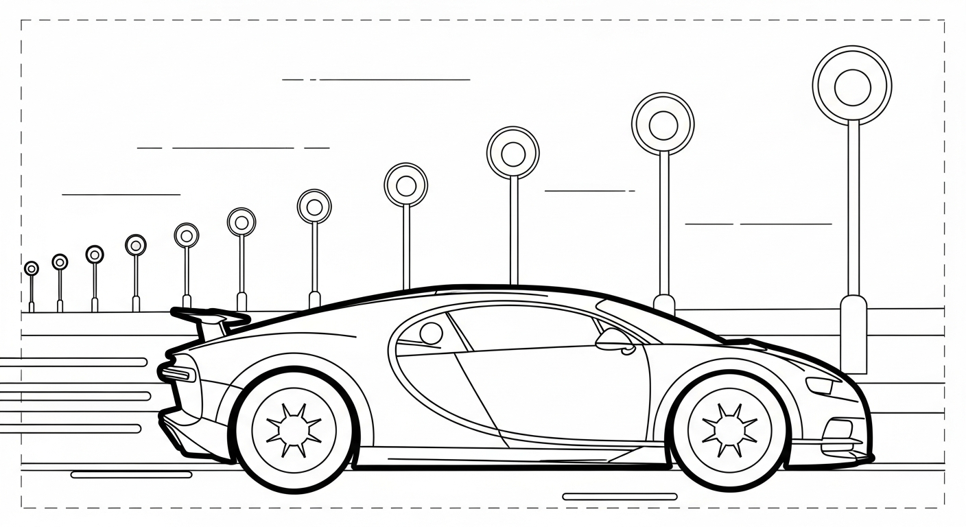 tải tranh tô màu bugatti chất lượng cao