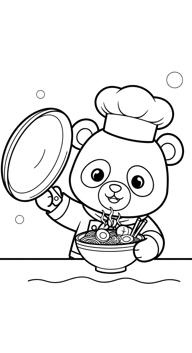 tải file hình tô màu đầu bếp 1