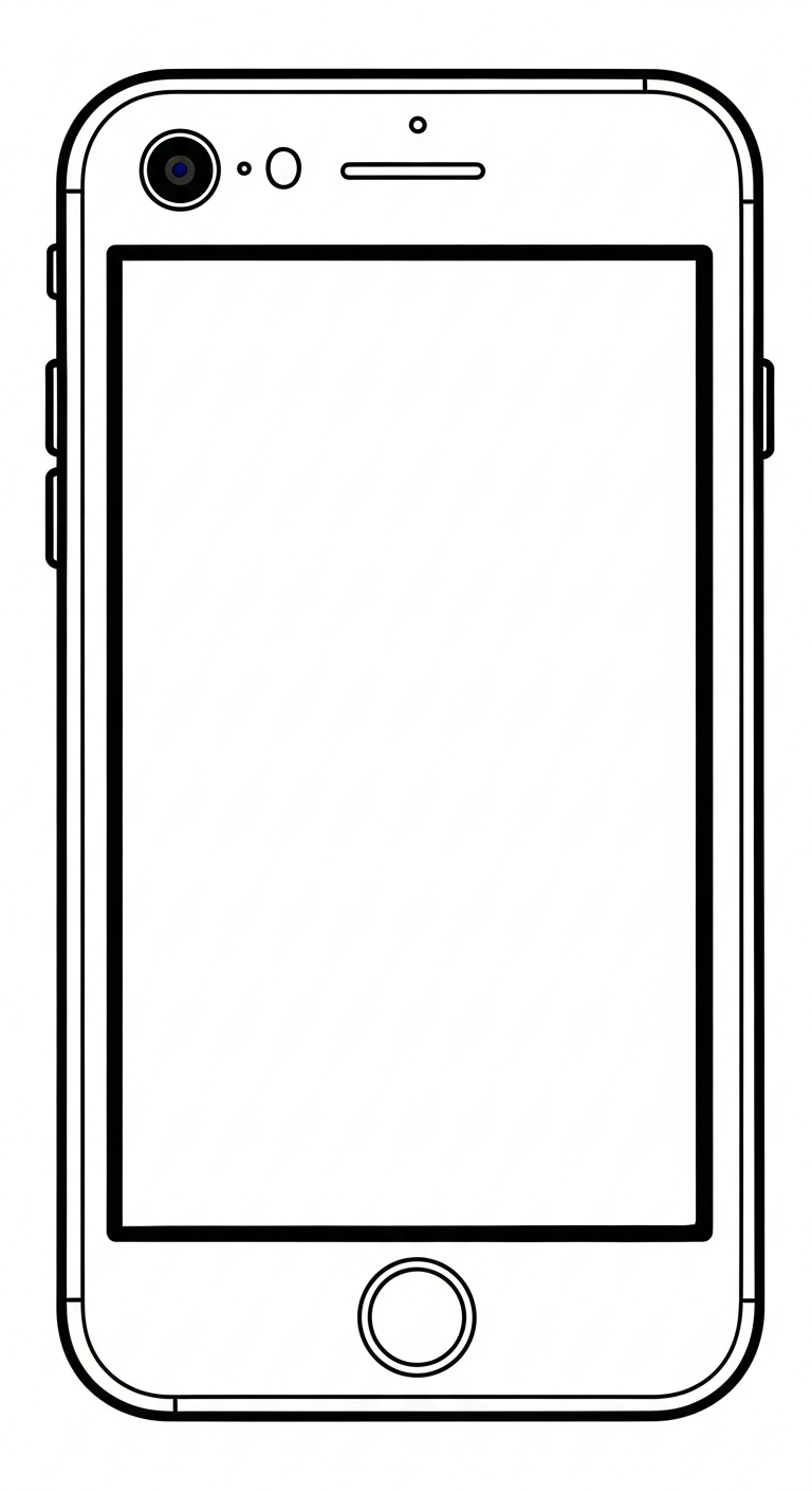 tải hình tô màu iphone miễn phí