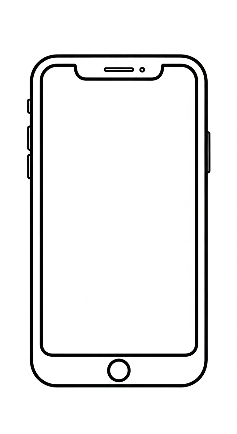 in tranh tô màu iphone cho bé 6 tuổi