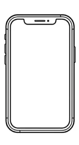 tranh tô màu iphone cho bé tải miễn phí
