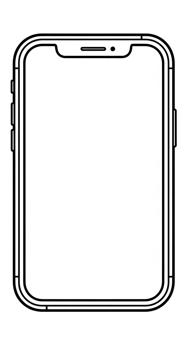 tranh tô màu iphone cho bé tải miễn phí