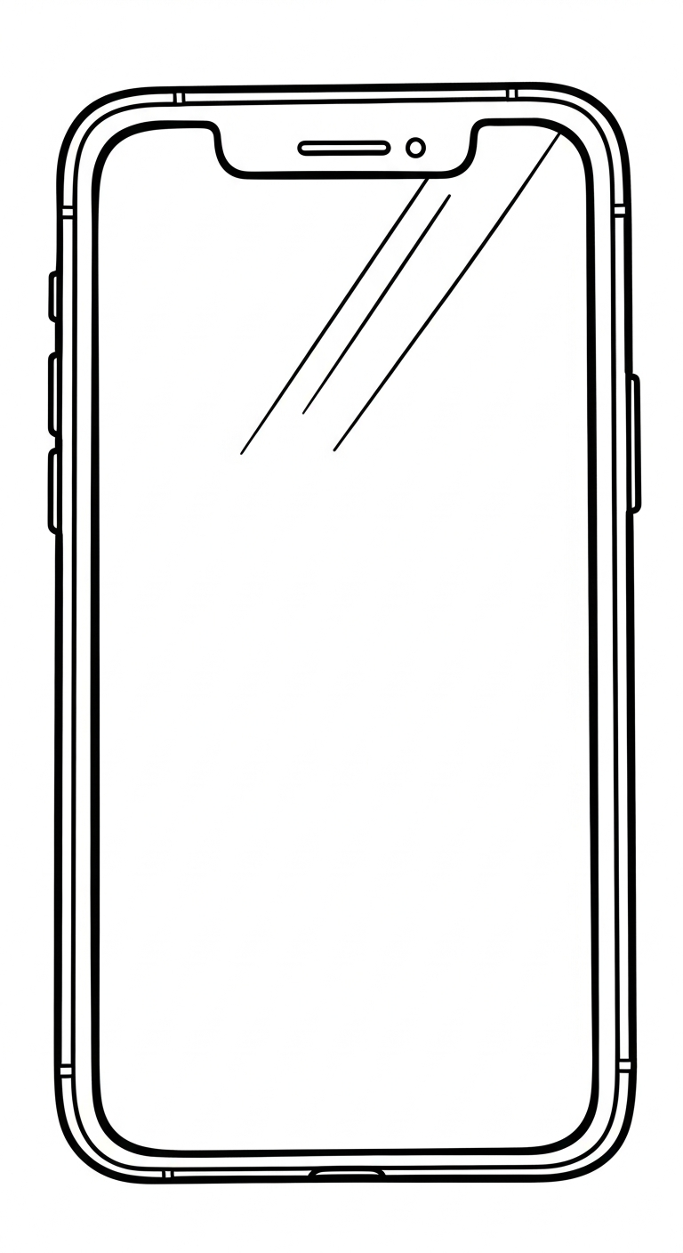 in tranh tô màu iphone cho bé 8 tuổi