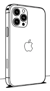 in tranh tô màu iphone cho bé 4 tuổi