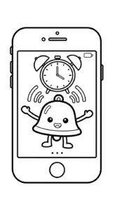 tải hình tô màu iphone cho bé 4 tuổi