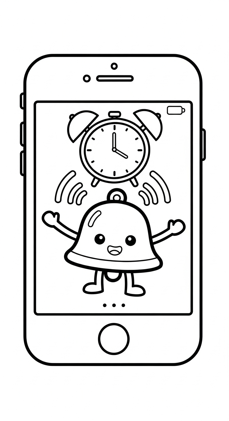 tải hình tô màu iphone cho bé 4 tuổi
