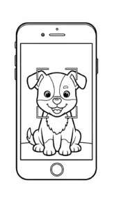 tải hình tô màu iphone cho bé 5 tuổi