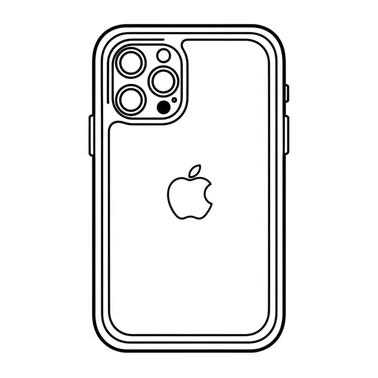 Tranh tô màu Iphone