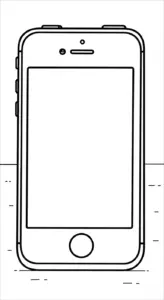 hình tô màu iphone cho bé 7 tuổi miễn phí