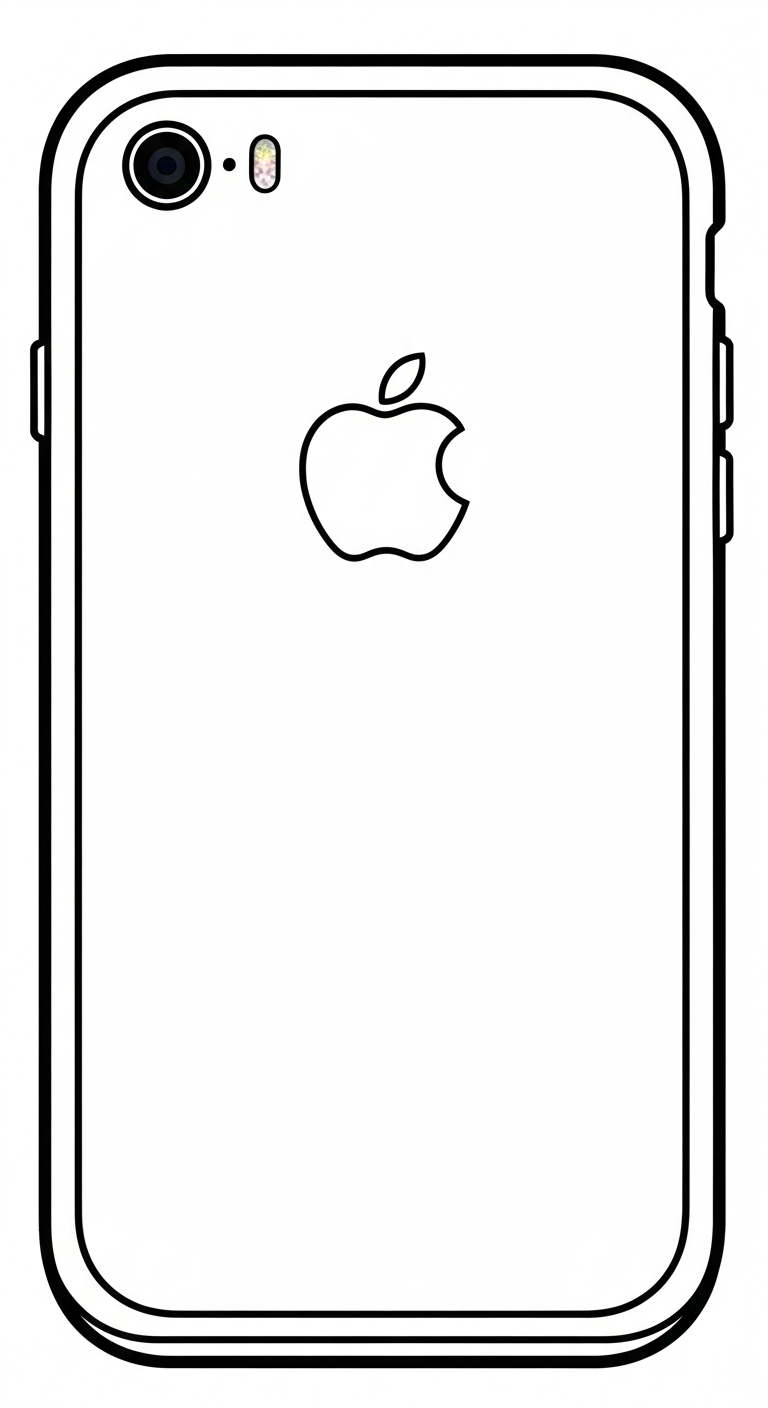 tải hình tô màu iphone cho bé 3 tuổi