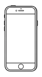 in tranh tô màu iphone khổ A4