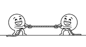 tải hình tô màu kéo co cho bé 4 tuổi