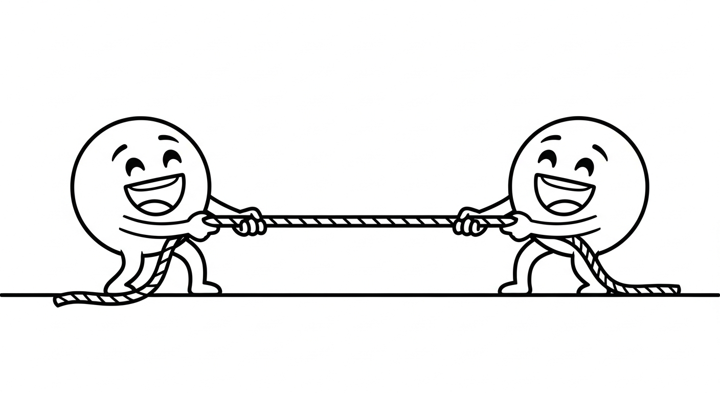 tải hình tô màu kéo co cho bé 4 tuổi