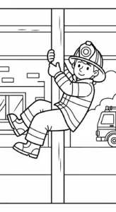 tải hình tô màu lính cứu hỏa pdf