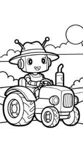 tải tranh tô màu robot