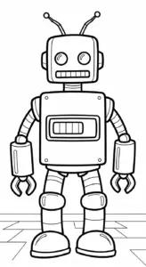 tải tranh tô màu robot pdf