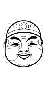 tranh tô màu trung thu cho bé mới nhất