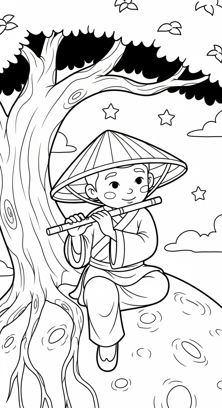 tải hình tô màu trung thu cho bé