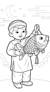 hình tô màu trung thu cho bé 3 tuổi miễn phí