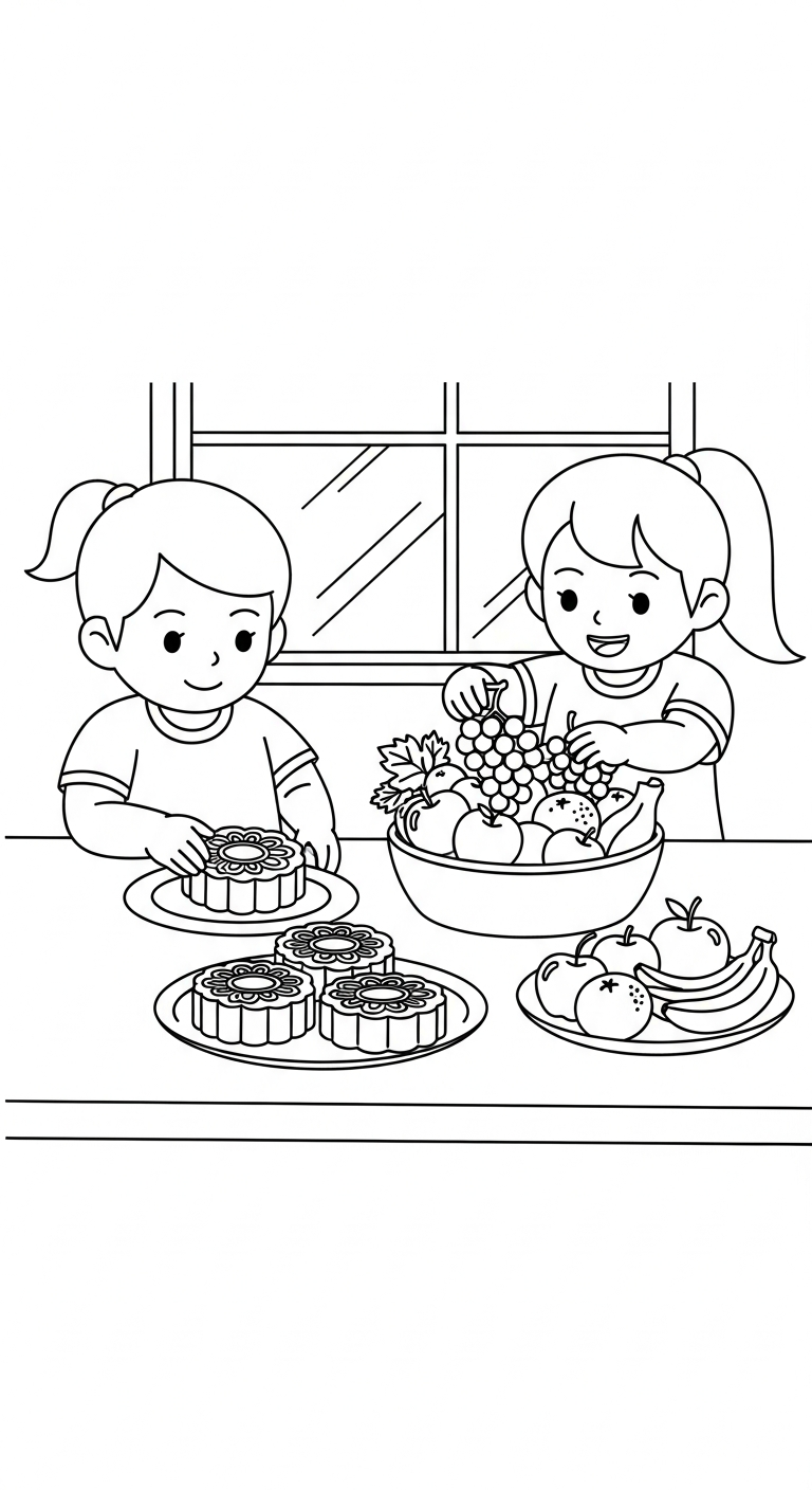 hình tô màu trung thu cho bé 7 tuổi miễn phí