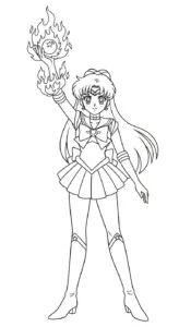 tải tranh tô màu Anime Girl không mất tiền