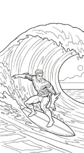 hình tô màu Aquaman cho bé 3 tuổi