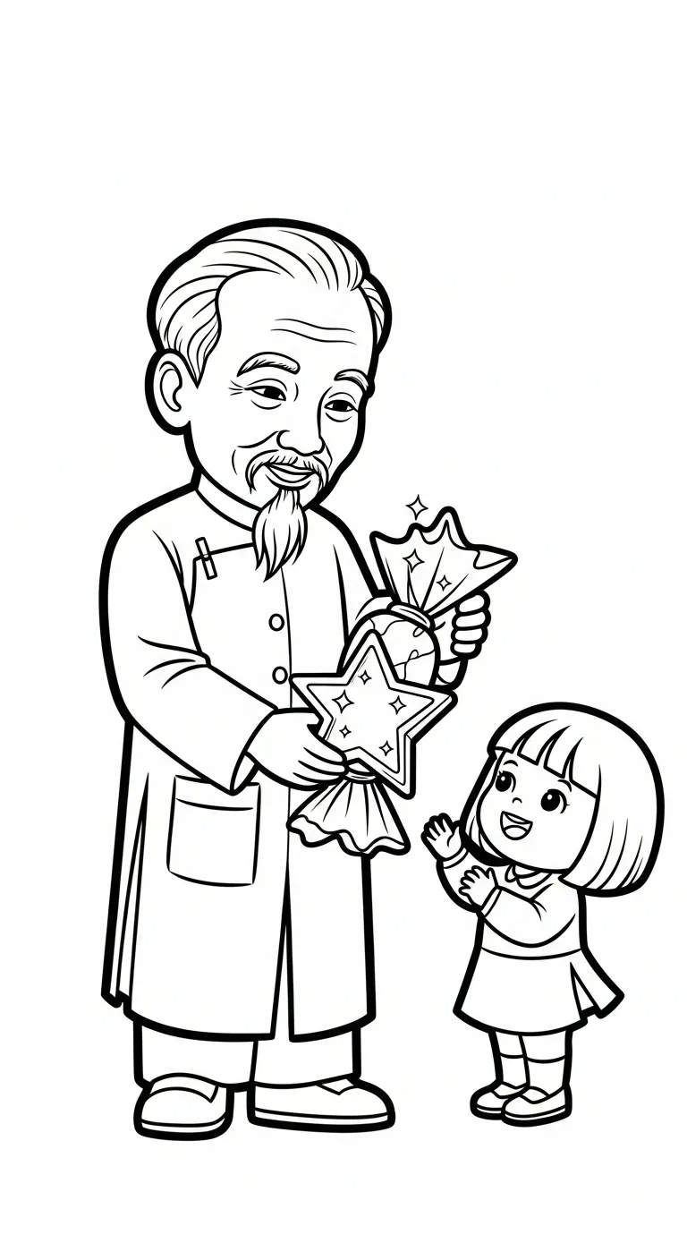 tải tranh tô màu Bác Hồ miễn phí
