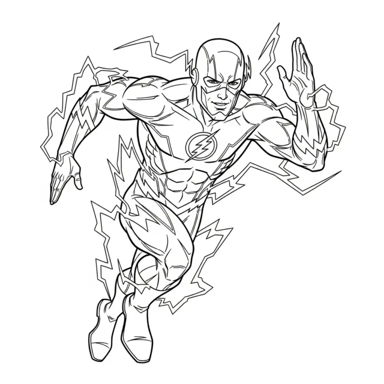 Tranh tô màu Flash