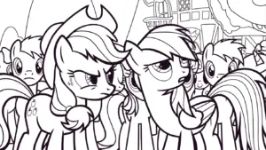hình tô màu My Little Pony miễn phí