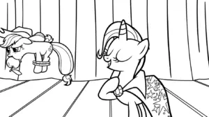 in tranh tô màu My Little Pony