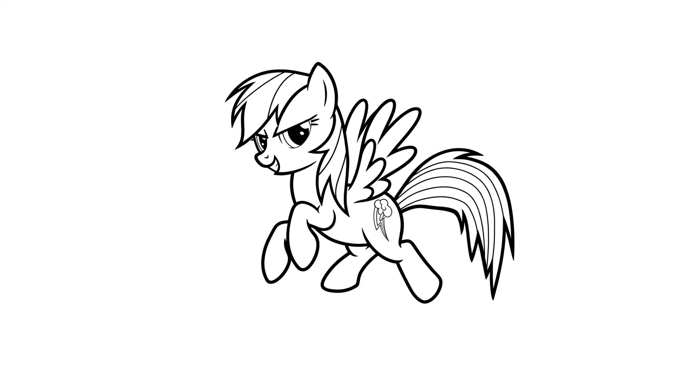 tải tranh tô màu My Little Pony cho bé
