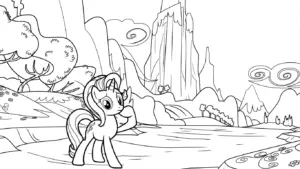 hình tô màu My Little Pony cho bé mới nhất