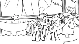 tranh tô màu My Little Pony tập tô